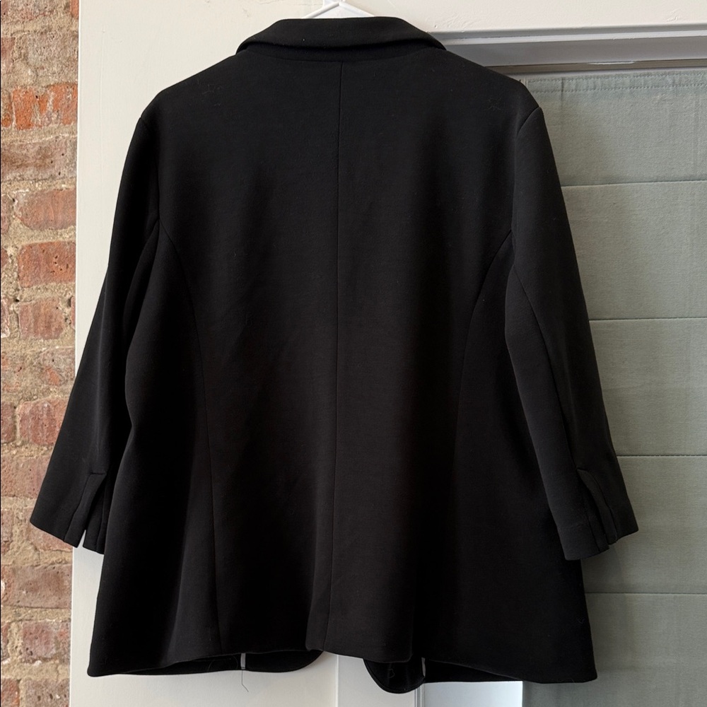 Skies Are Blue Black Tailored Women's Blazer - Picture 4 of 4